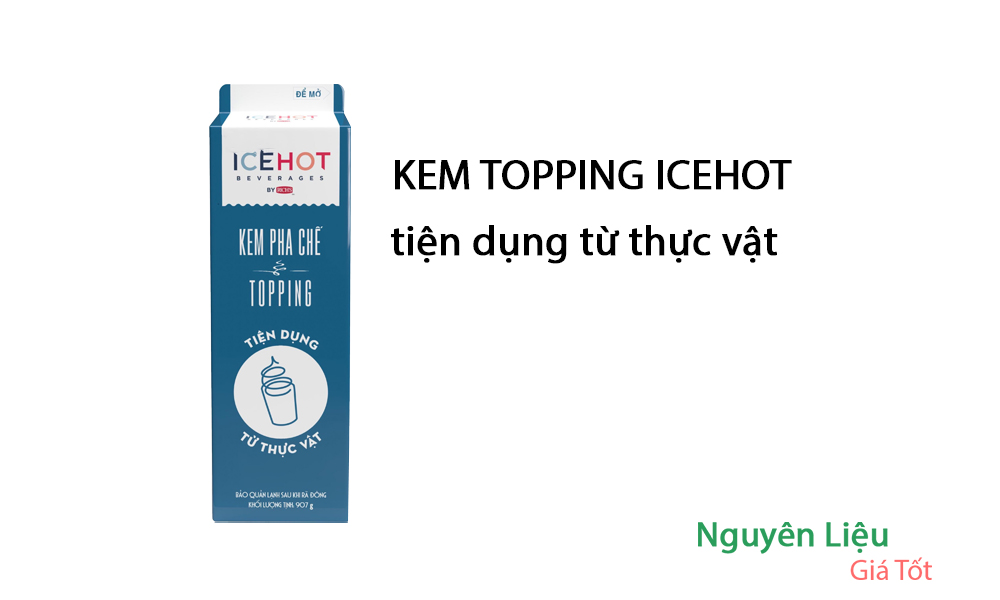 Kem Topping Icehot Hộp 907g