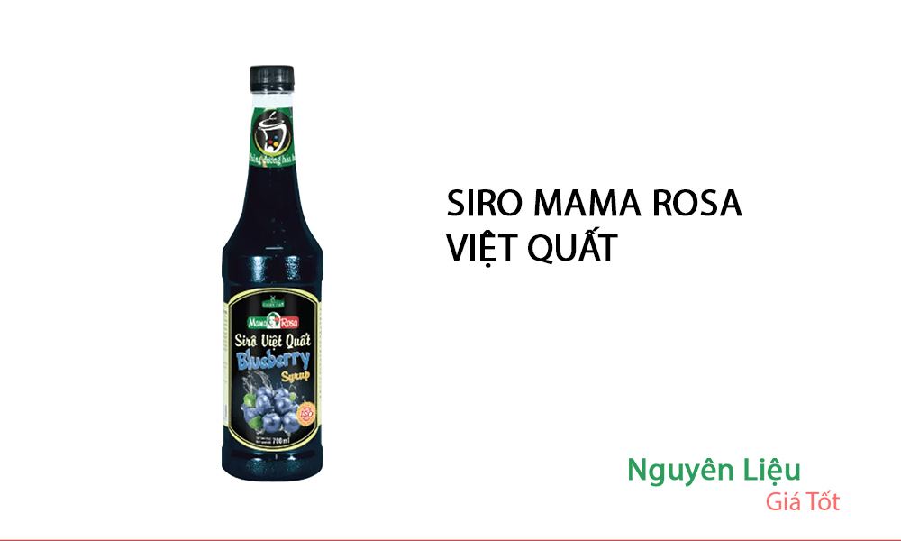 Siro Mama Rosa Việt Quất 700ml