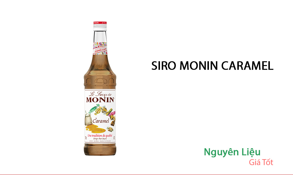 Siro Monin Hương Caramel Chai 700ml