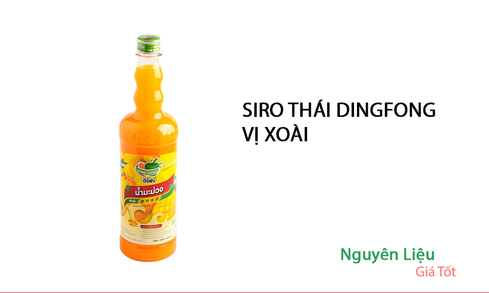 Siro Thái Ding Fong Xoài chai 760ml
