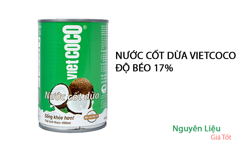 Nước Cốt Dừa Vietcoco béo 17%