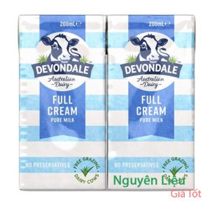 Sữa Tươi Devondale 200ml lóc 6 hộp