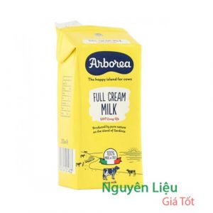 Sữa Tươi Nguyên Kem Arborea 200ml; sữa arborea vàng