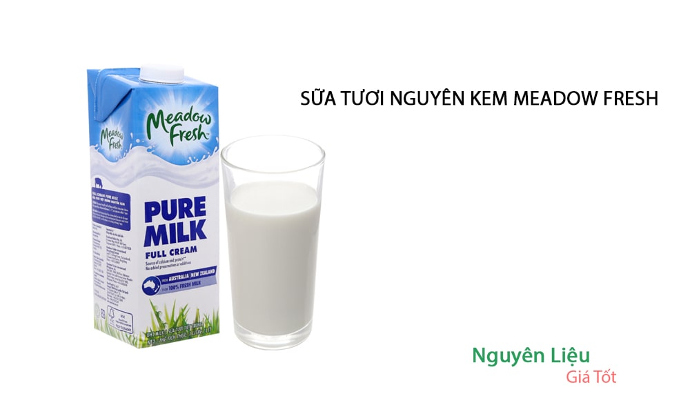 sữa tươi nguyên kem meadow fresh