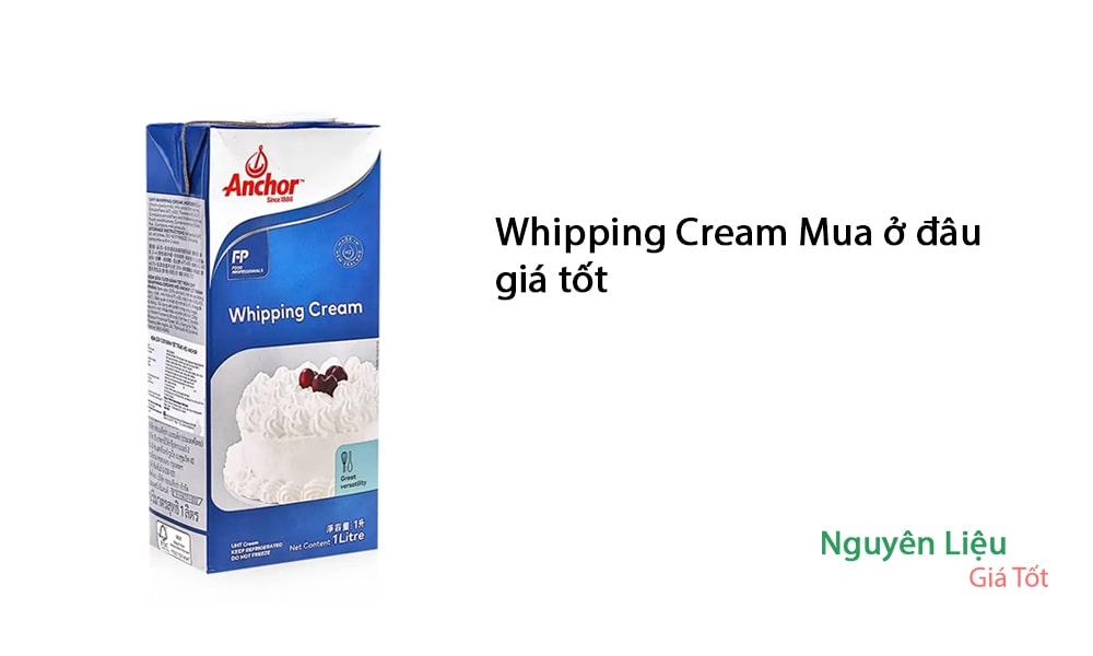 whipping cream mua ở đâu