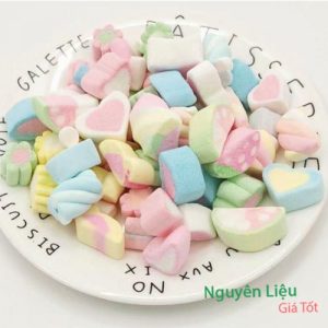 Kẹo dẻo marshmallow nhiều màu