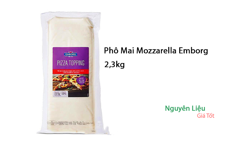 Phô Mai Mozzarella Tảng 2,3kg